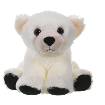 Wild Republic Cuddlekins Mini Polar Bear Stuffed Animal, 8 Inches 3 Wild Republic Cuddlekins Mini Polar Bear Stuffed Animal, 8 Inches