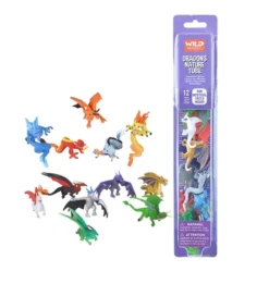 Wild Republic Nature Tube Dragon Animal Figure, 13 Inches