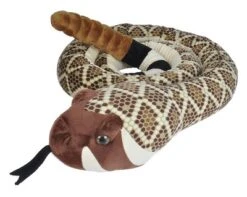 Wild Republic Plush Snake Jumbo 110 Inches Western Diamondback Stuffed Animal, 110 Inches