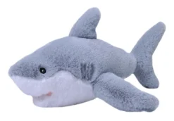 Wild Republic Ecokins Great White Shark Stuffed Animal, 12 Inches