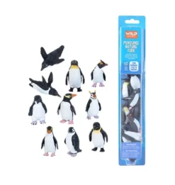 Wild Republic Nature Tube Penguin Animal Figure, 13 Inches