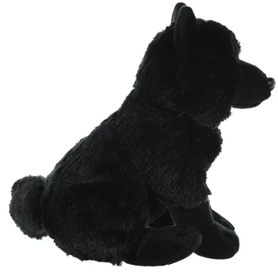 Wild Republic Cuddlekins Black Wolf Stuffed Animal, 12 Inches 5 Wild Republic Cuddlekins Black Wolf Stuffed Animal, 12 Inches - Image 3