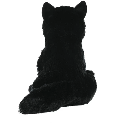 Wild Republic Cuddlekins Black Wolf Stuffed Animal, 12 Inches 6 Wild Republic Cuddlekins Black Wolf Stuffed Animal, 12 Inches - Image 4