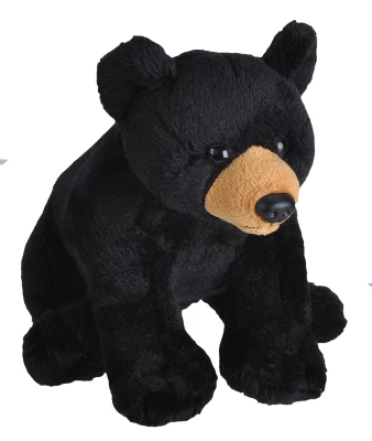 Wild Republic Wild Calls Black Bear Stuffed Animal, 8 Inches 3 Wild Republic Wild Calls Black Bear Stuffed Animal, 8 Inches