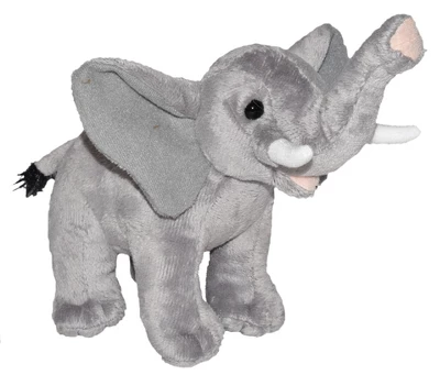 Wild Republic Wild Calls Elephant Stuffed Animal, 8 Inches 3 Wild Republic Wild Calls Elephant Stuffed Animal, 8 Inches