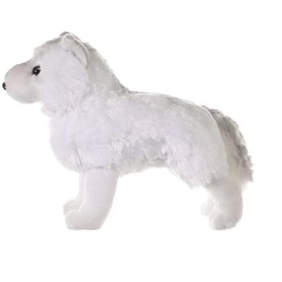 Wild Republic Cuddlekins Standing Arctic Wolf Stuffed Animal, 12 Inches 4 Wild Republic Cuddlekins Standing Arctic Wolf Stuffed Animal, 12 Inches - Image 2