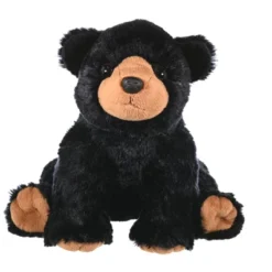 Wild Republic Cuddlekins Black Bear Stuffed Animal, 12 Inches