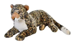 Wild Republic Cuddlekins Jumbo Leopard Stuffed Animal, 30 Inches