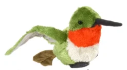 Wild Republic Cuddlekins Mini Hummingbird Stuffed Animal, 8 Inches
