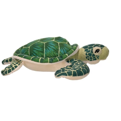 Wild Republic Cuddlekins Mini Green Sea Turtle Stuffed Animal, 8 Inches 5 Wild Republic Cuddlekins Mini Green Sea Turtle Stuffed Animal, 8 Inches - Image 3