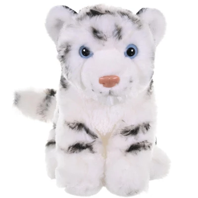 Wild Republic Cuddlekins Mini White Tiger Cub Stuffed Animal, 8 Inches 3 Wild Republic Cuddlekins Mini White Tiger Cub Stuffed Animal, 8 Inches