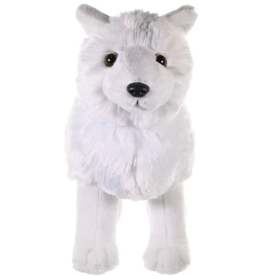 Wild Republic Cuddlekins Standing Arctic Wolf Stuffed Animal, 12 Inches 3 Wild Republic Cuddlekins Standing Arctic Wolf Stuffed Animal, 12 Inches