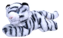 Wild Republic Ecokins Mini White Tiger Stuffed Animal, 8 Inches