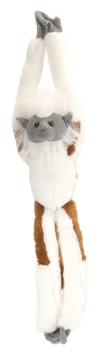 Wild Republic Hanging Monkey Cottontop Tamarin Stuffed Animal, 20 Inches