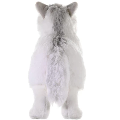 Wild Republic Cuddlekins Standing Arctic Wolf Stuffed Animal, 12 Inches 6 Wild Republic Cuddlekins Standing Arctic Wolf Stuffed Animal, 12 Inches - Image 4